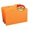 Smead Folder, File, Lgl, 1/3 Ast, Or Pk SMD17534 - alternate 1